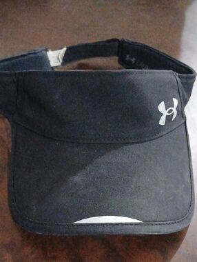 Under Armour Black Visor with Reflective Logo